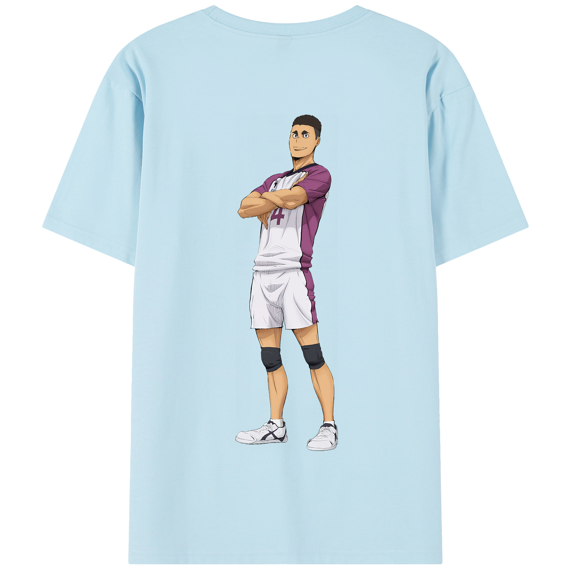 （画像用） ハイキュー!! Haikyu!! 綿100％半袖Tシャツ（背面プリント）